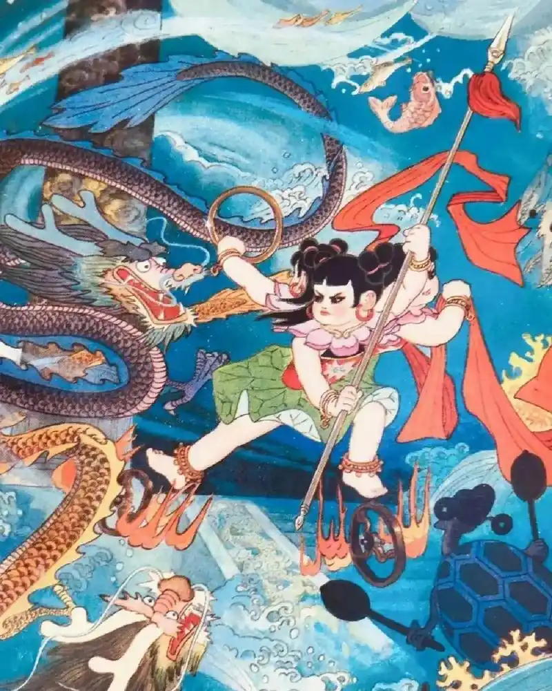 经典连环画#哪吒闹海#精彩欣赏 - 抖音