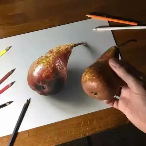 3d写实彩铅画丧心病狂的立体感亮瞎眼了