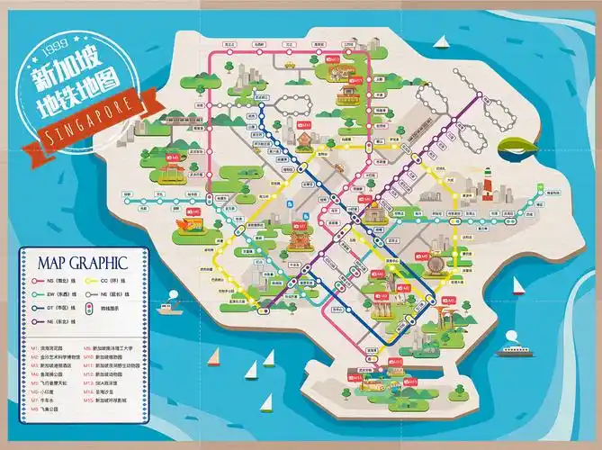 新加坡地铁地图