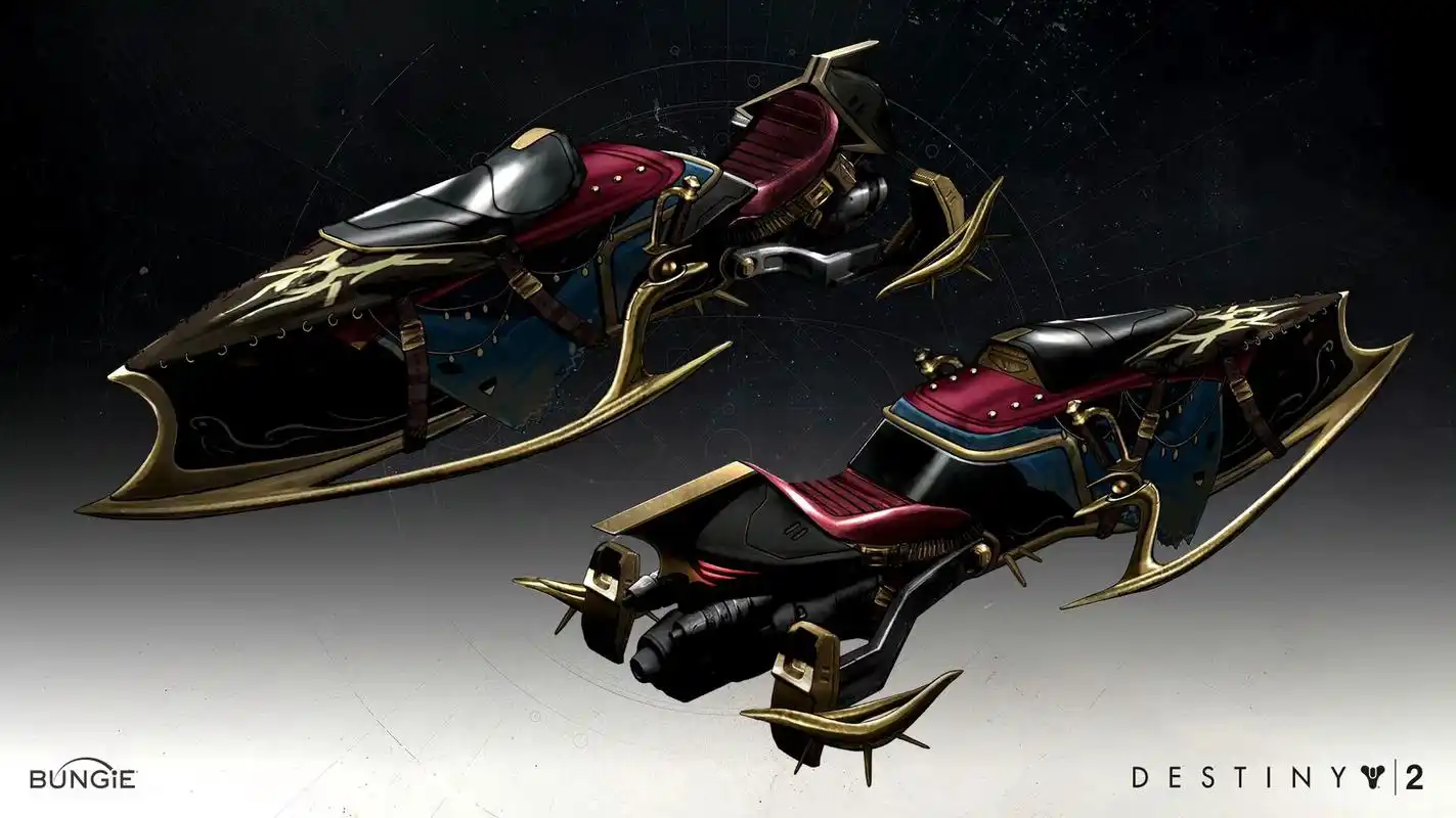 马来西亚艺术家richard foo创作的《命运2》载具武器概念设计.