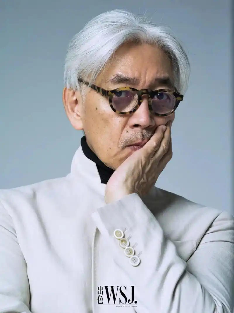 坂本龙一最新《出色wsj.》五月刊大片,主题"文化"