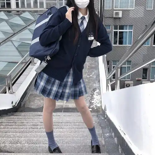 日系正版校服制服小个子女学院风毛衣全套秋冬日系jk毛衣开衫