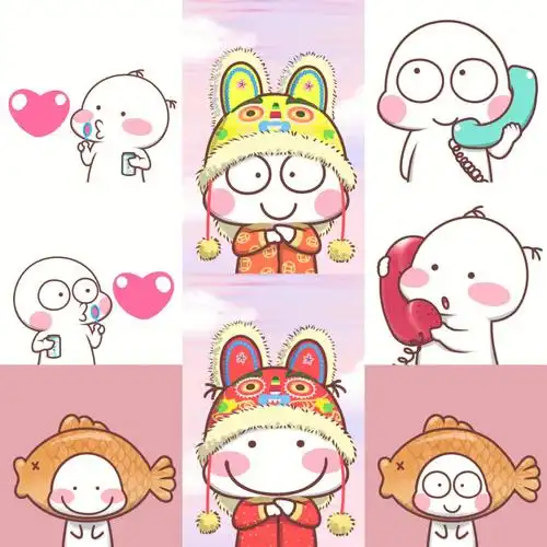 无敌可爱阿白酱情侣头像