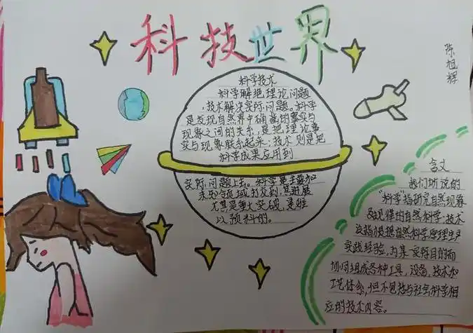 一年级小小科学家手抄报一年级手抄报