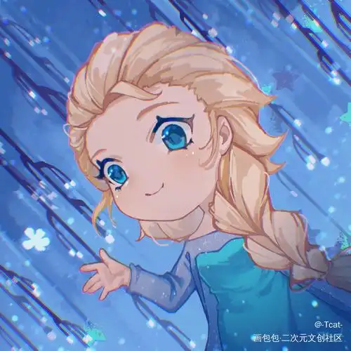 闪耀暖暖_闪耀暖暖厚涂日系q版头像绘画作品