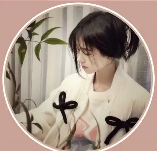 鞠婧祎圆框头像,看上就拿