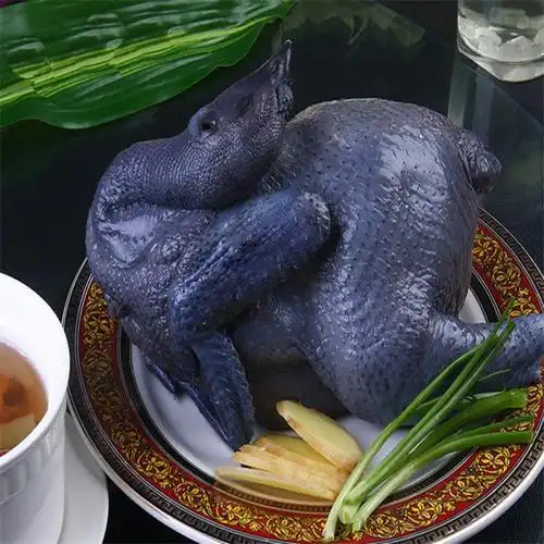 乌鸡肉 乌骨鸡 乌鸡 乌肉鸡 1100g左右 现杀活体 顺丰保鲜运输 2只装