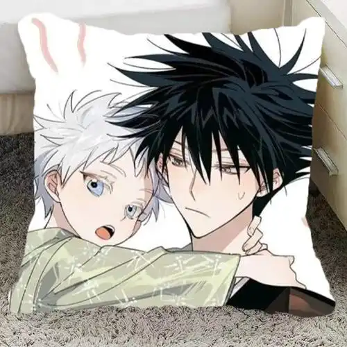智恰咒术回战抱枕五条悟虎杖悠仁伏黑惠宿傩二次元动漫周边靠垫可拆洗