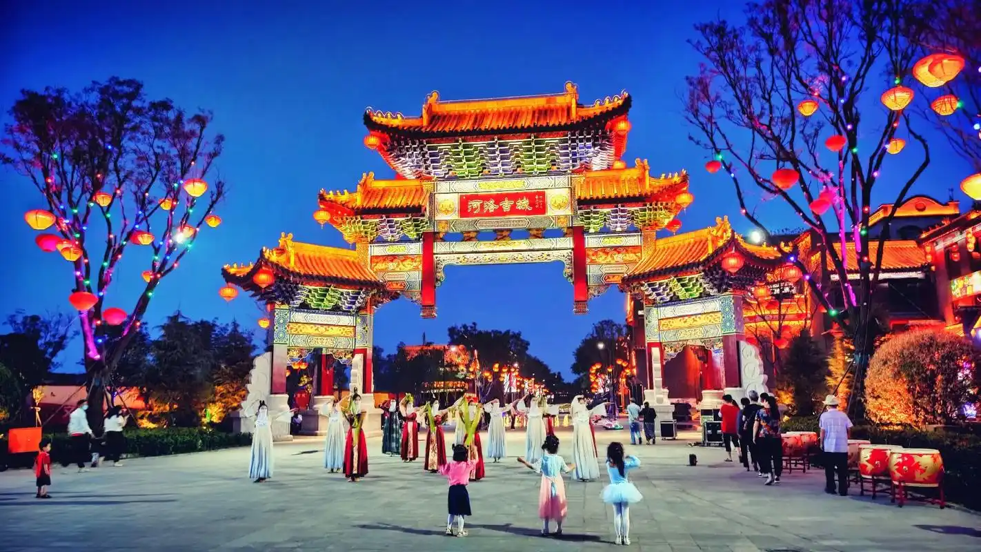 图文伙伴计划 河洛古城地处河南省洛阳市中州东路与二广高速交 - 抖