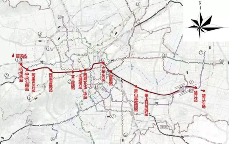 杭州机场轨道快线将于年底前开工建设,计划3年内建成!靖江将