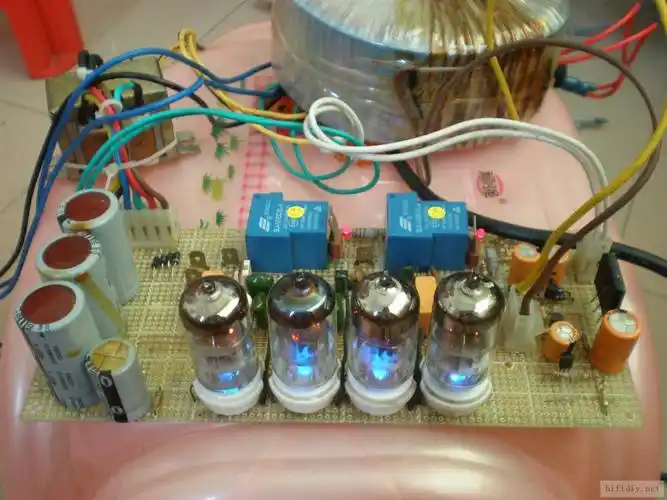 纯手工超薄大功率胆石功放