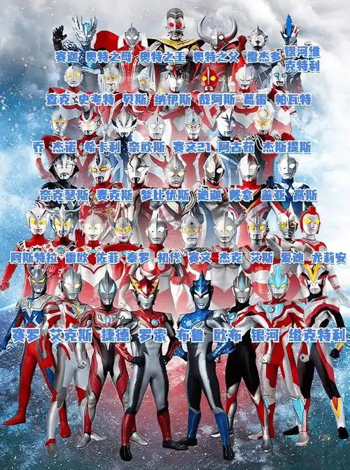 原来直男真的认识所有奥特曼