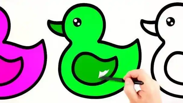 小鸭子简笔画大全可爱小鸭子怎么画简笔画