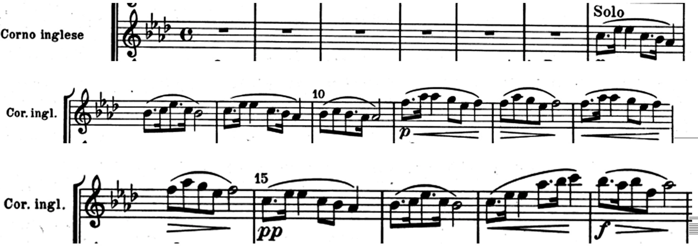 德沃夏克《e小调第九交响曲(自新大陆)》第二乐章曲式结构分析