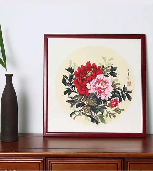 国画画框装裱书法字画挂墙画框外框相框挂画画框实木自装裱框3350