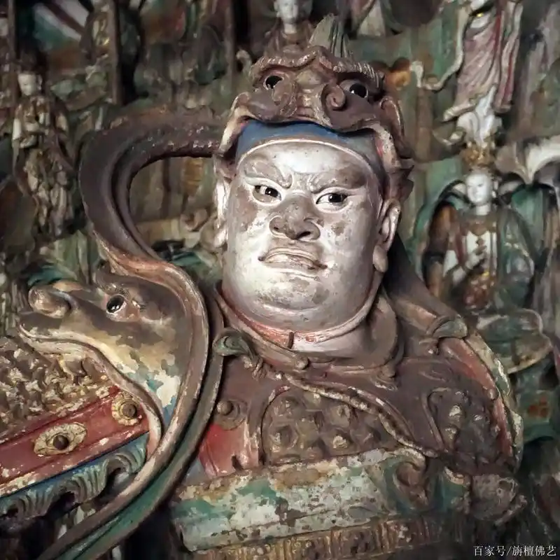 双林寺彩塑韦驮尊者像