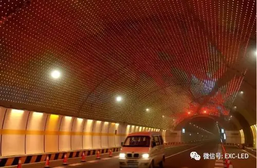 试问谁寄红叶来,美不过隧道灯光秀——巴陕高速米仓山隧道景观亮化