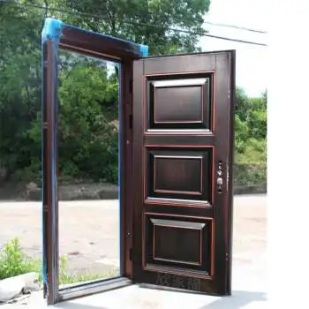 气窗通风腰头防盗门安全门防晒钢质入户家用车库真铜仿铜户外大门的