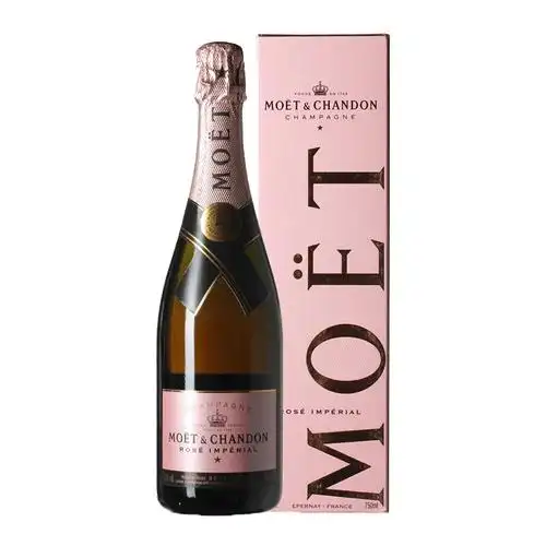 酩悦经典粉红香槟750ml法国原瓶进口葡萄酒派对香槟酒礼盒装