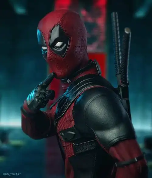 《死侍2》死侍1:6比例珍藏人偶官方实物图