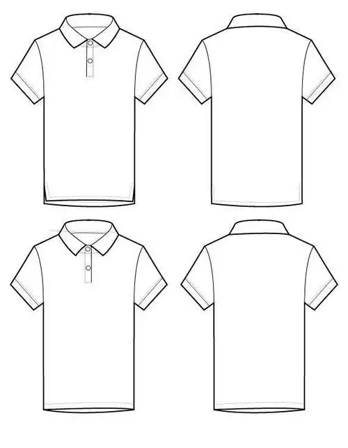 t恤作品-t恤款式图