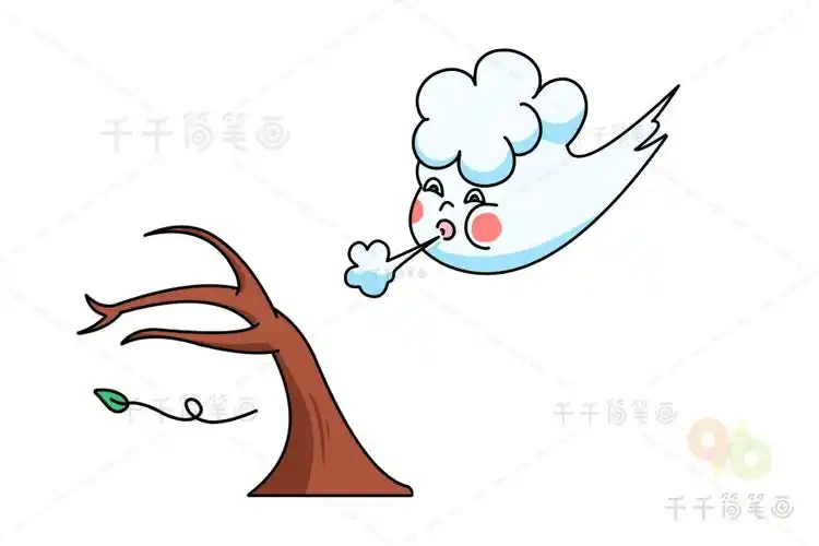 风简笔画 儿童绘画
