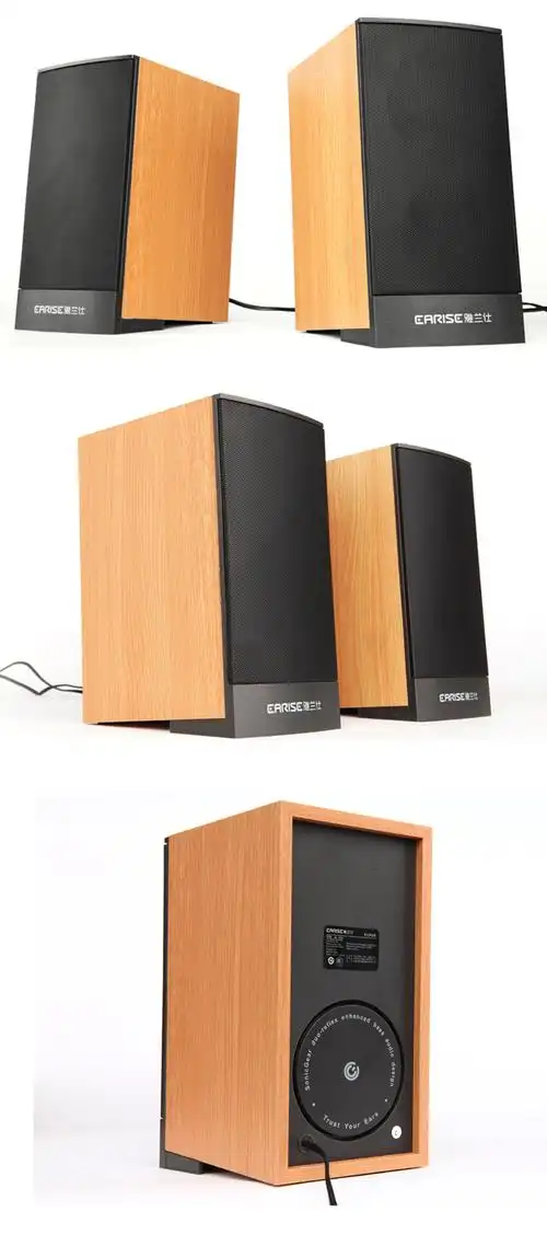 笔记本电脑低音炮hifi音箱 纯手工木质低音炮音箱 雅兰仕al-109