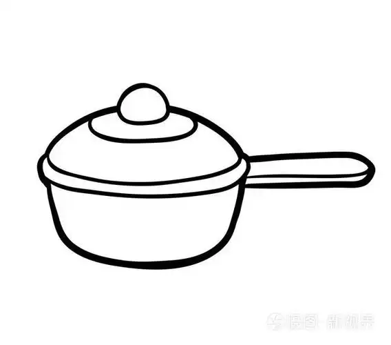 着色书平底锅插画-正版商用图片0yxy58-摄图新视界