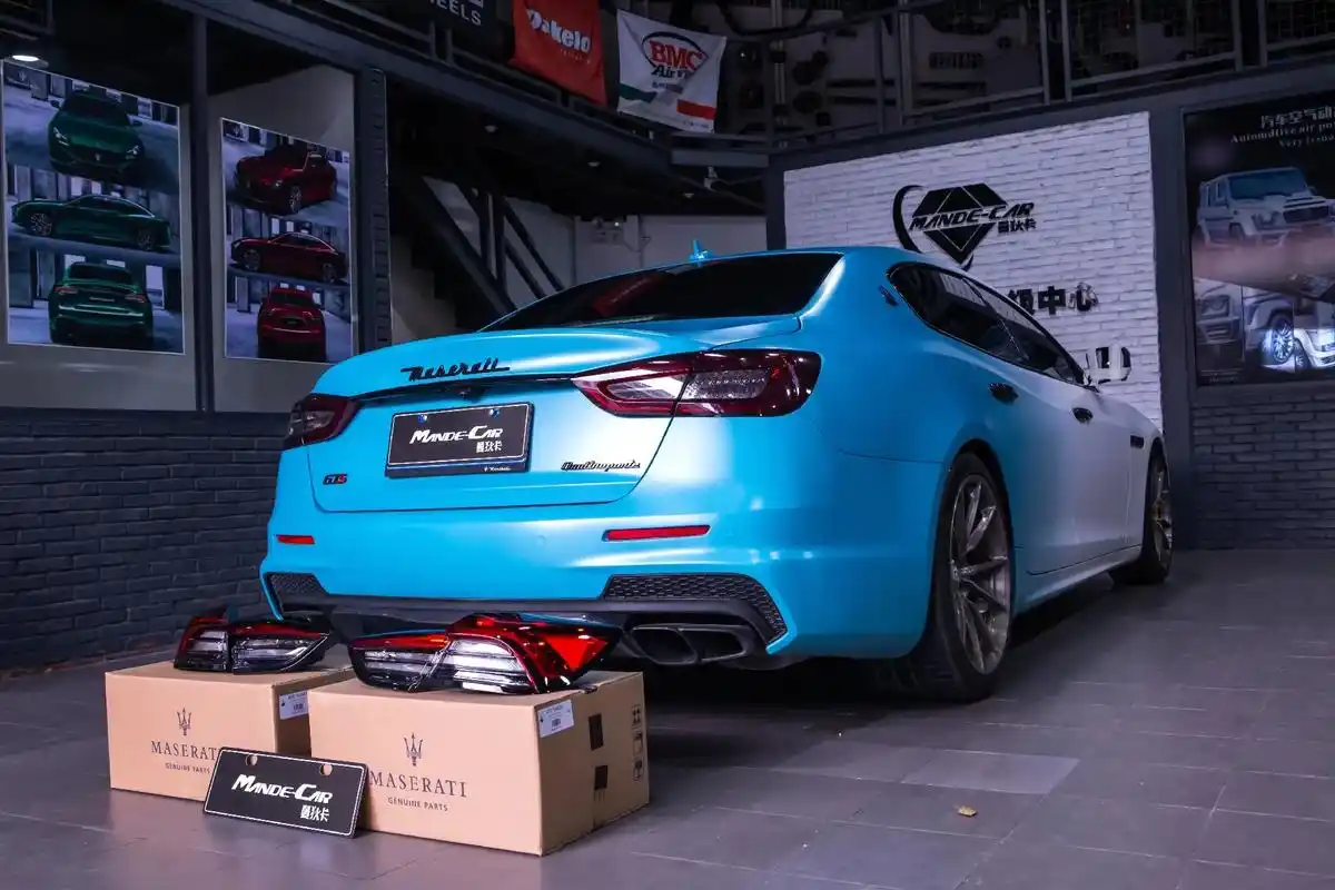 玛莎拉蒂总裁升级新后包围套件#总裁 老款改装新款后尾灯#玛莎 - 抖音