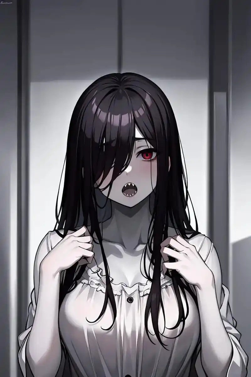 这样的贞子你可以吗.#二次元ai绘画 #二次元美图壁纸大全  - 抖音