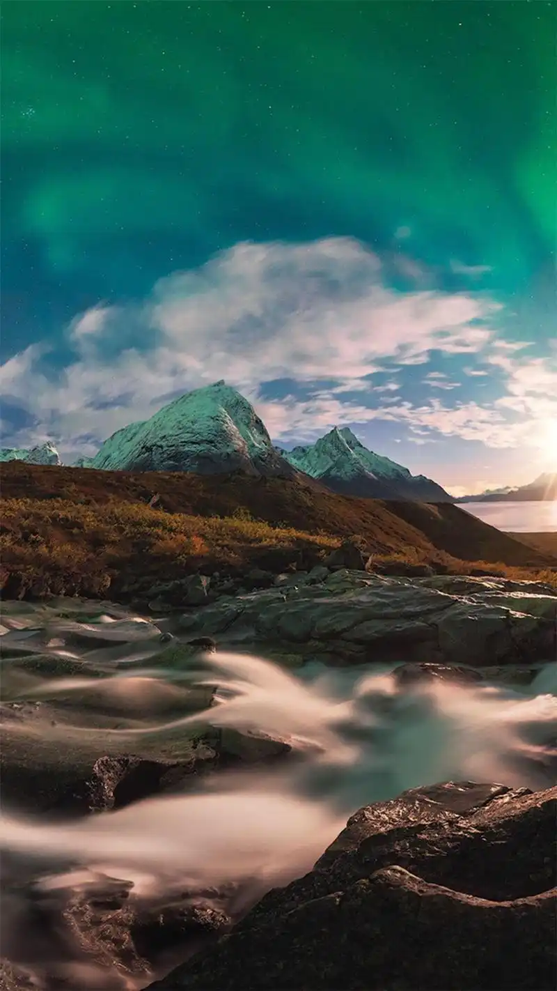 奇丽山水风光唯美高清手机壁纸_风景_手机壁纸下载_美桌网