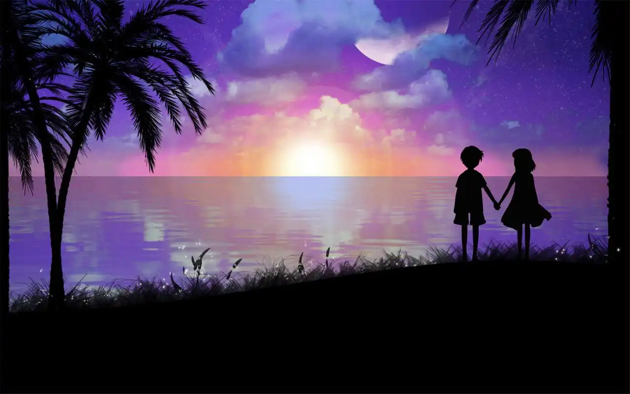 浪漫非主流情侣桌面壁纸