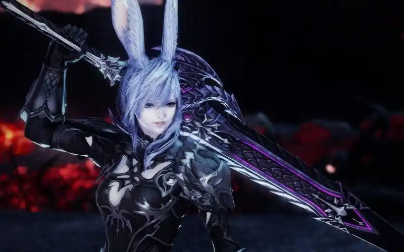 【ff14】兔娘80级校服