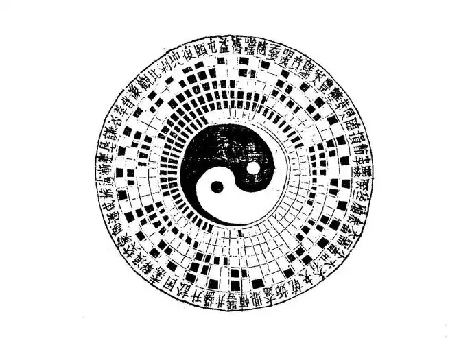 有人认为太极图是伏羲所创,是由两条纠结在一起的阴阳鱼,指女娲和伏羲