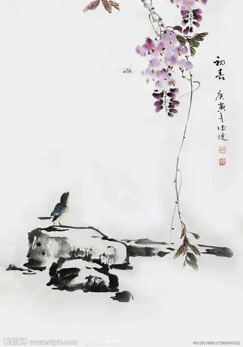 邱德镜 紫藤图片