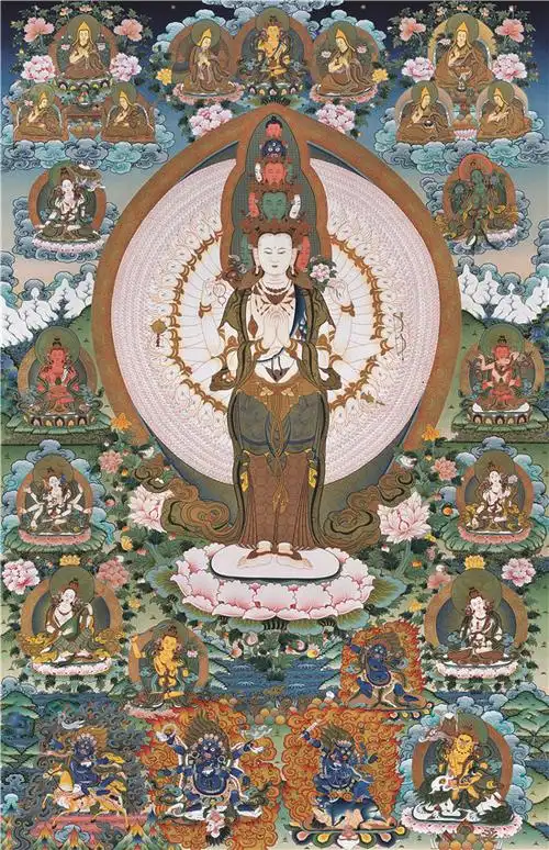 "梵韵丹青娘本唐卡艺术展"开幕:70幅艺术精品献礼祖国70年华诞