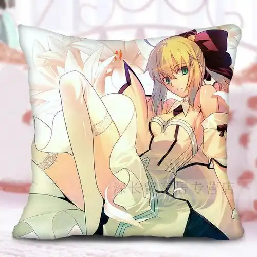 saber抱枕fate吾王命运之夜saber枕头靠垫fatezero二次元周边双面抱枕