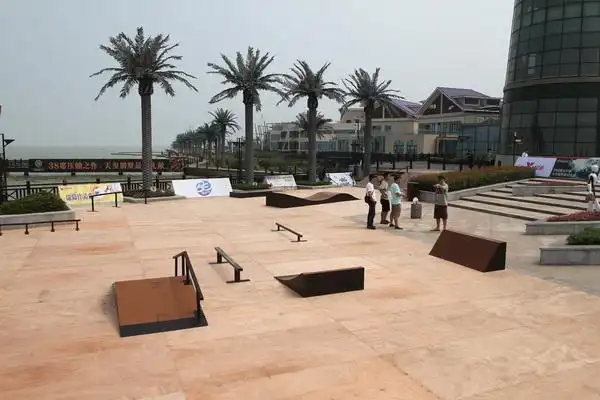 第十一届湖州全国极限大赛场地搭建完毕