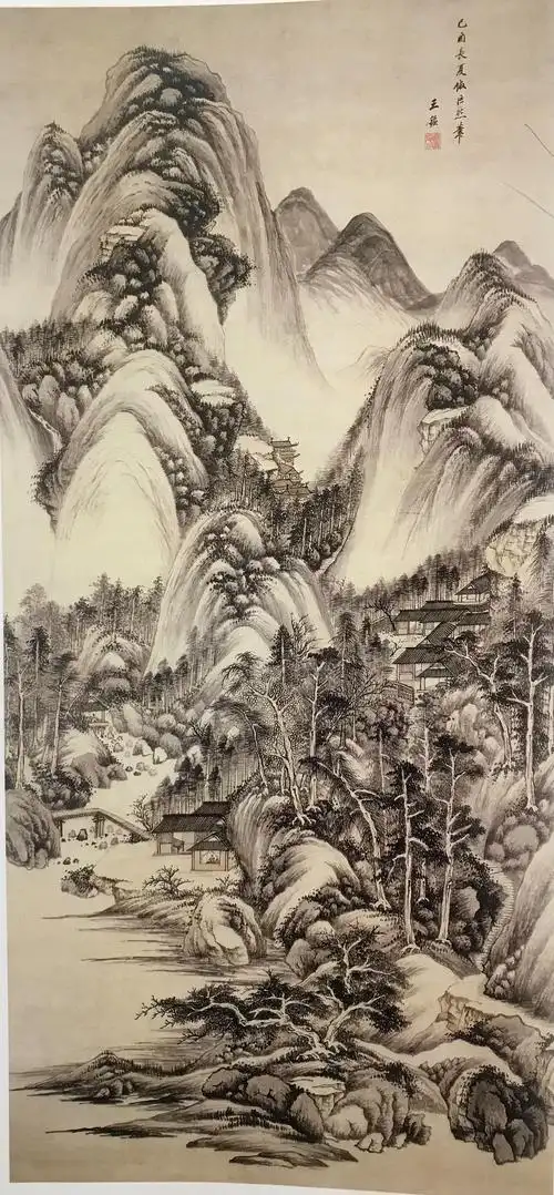 《仿巨然山水图》鉴析