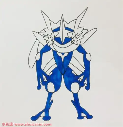 甲贺忍蛙怎么画甲贺忍蛙简笔画简单又漂亮