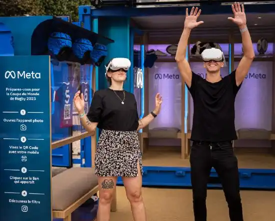 meta将vr/ar体验带入法国2023年橄榄球世界杯