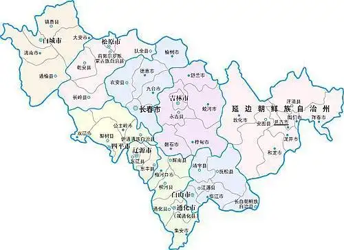 吉林省地图
