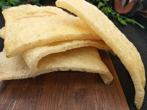 油炸猪皮猪皮肚肉皮响皮干货可火锅凉拌炖菜 无异味 半斤包邮