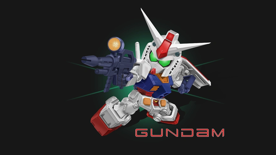 萌萌的q版元祖高达