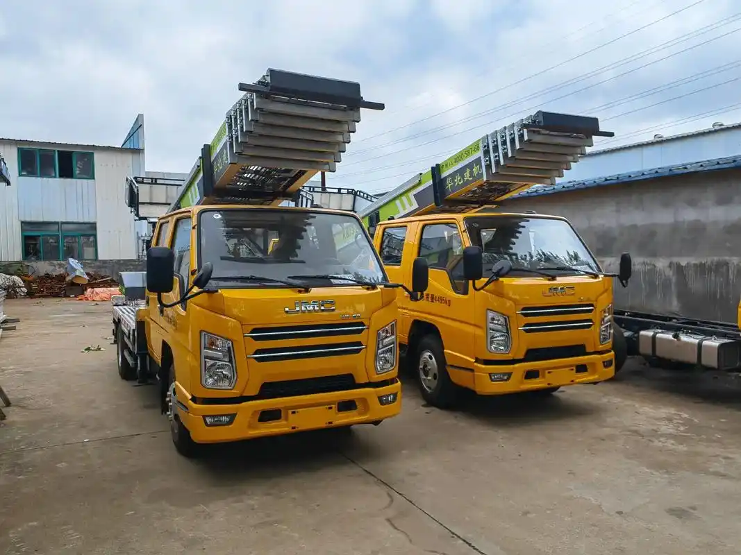 云梯车又叫云梯搬运车,高空运输车,高空作业车, 云梯搬家车. - 抖音