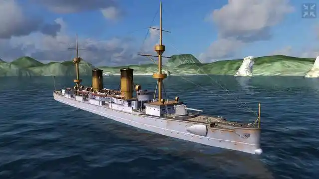 1900年,八国联军侵华期间,军舰云集大沽口.