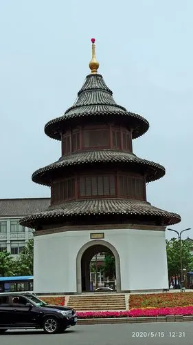 扬州城里的文昌阁,四望亭是现存古代地标建筑之一.