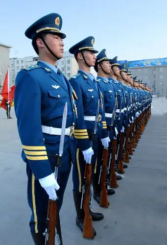 天之骄子中国人民解放军三军仪仗队图片