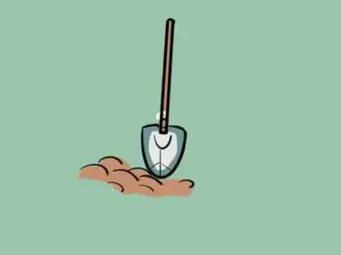 给花松土的简笔画