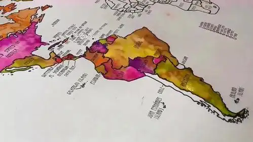 世界地图手绘板:这才是地图打开正确方式,外国大师水彩世界地图-教育